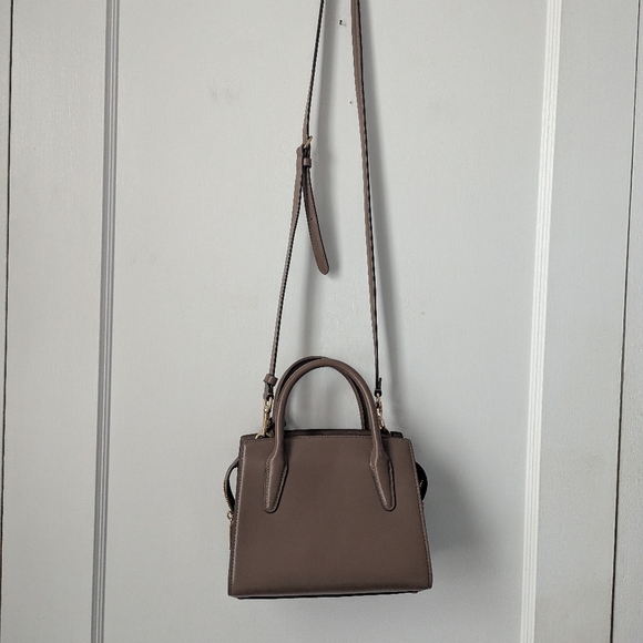 Coach Andrea Carryall Small Mini Bag In Dark Stone *** Read Description Flaw *** - Picture 5 of 14
